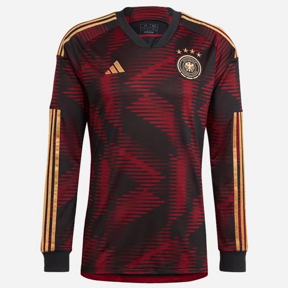 Tailandia Camiseta Alemania Replica Segunda Ropa ML 2022/23